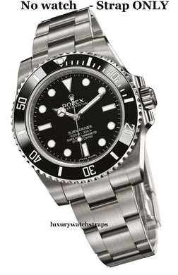 Solid stainless steel Oyster bracelet for Rolex Submariner Watch