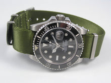 Load image into Gallery viewer, Military Green Premium Seatbelt NATO®  for Rolex Submariner

