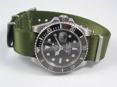 Military Green Premium Seatbelt NATO®  for Rolex Submariner