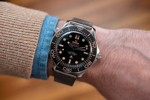 Superior steel Milanese James Bond No Time to Die mesh bracelet strap for Omega Seamaster Planet Ocean 20mm 22mm