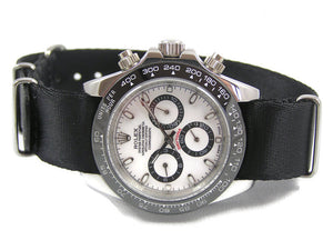 Ultimate Dense Twill Weave NATO® strap for Rolex Daytona Watch 20mm  James Bond Spectre Vintage Connery (NO Watch - Strap ONLY)