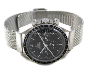 Superior steel refined mesh bracelet strap for Omega Speedmaster Watch 20mm (NO WATCH)