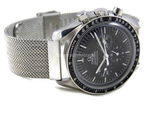 Superior steel refined mesh bracelet strap for Omega Speedmaster Watch 20mm (NO WATCH)