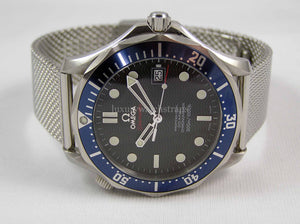 Superior steel Milanese James Bond No Time to Die mesh bracelet strap for Omega Seamaster Planet Ocean 20mm 22mm 