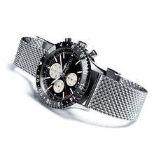 Load image into Gallery viewer, Superior steel Milanese James Bond No Time to Die mesh bracelet strap for Breitling Watches
