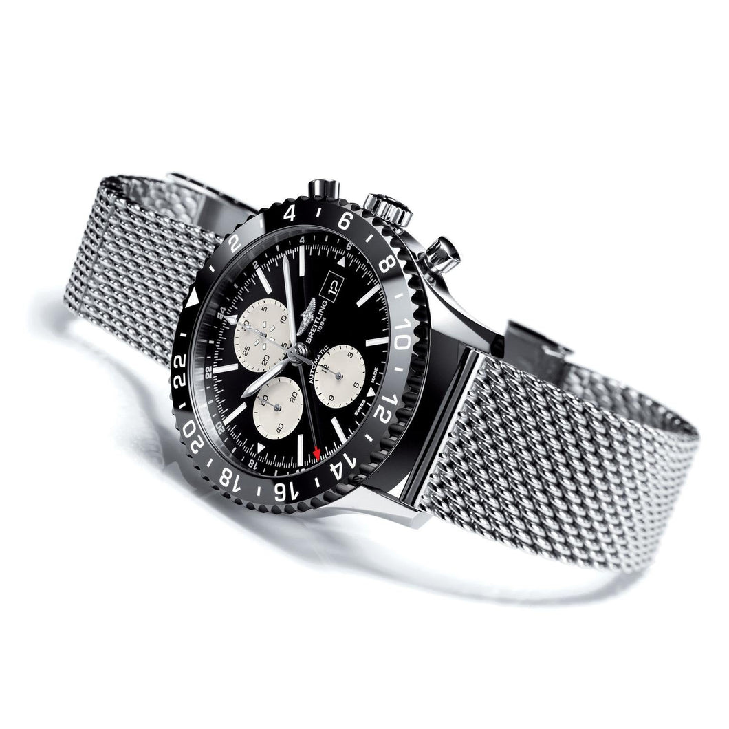 Superior steel Milanese James Bond No Time to Die mesh bracelet strap for Breitling Watches