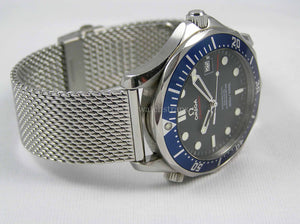 Superior steel Milanese James Bond No Time to Die mesh bracelet strap for Omega Seamaster Planet Ocean 20mm 22mm 