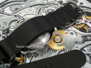 black G10 Zulu NATO watch strap