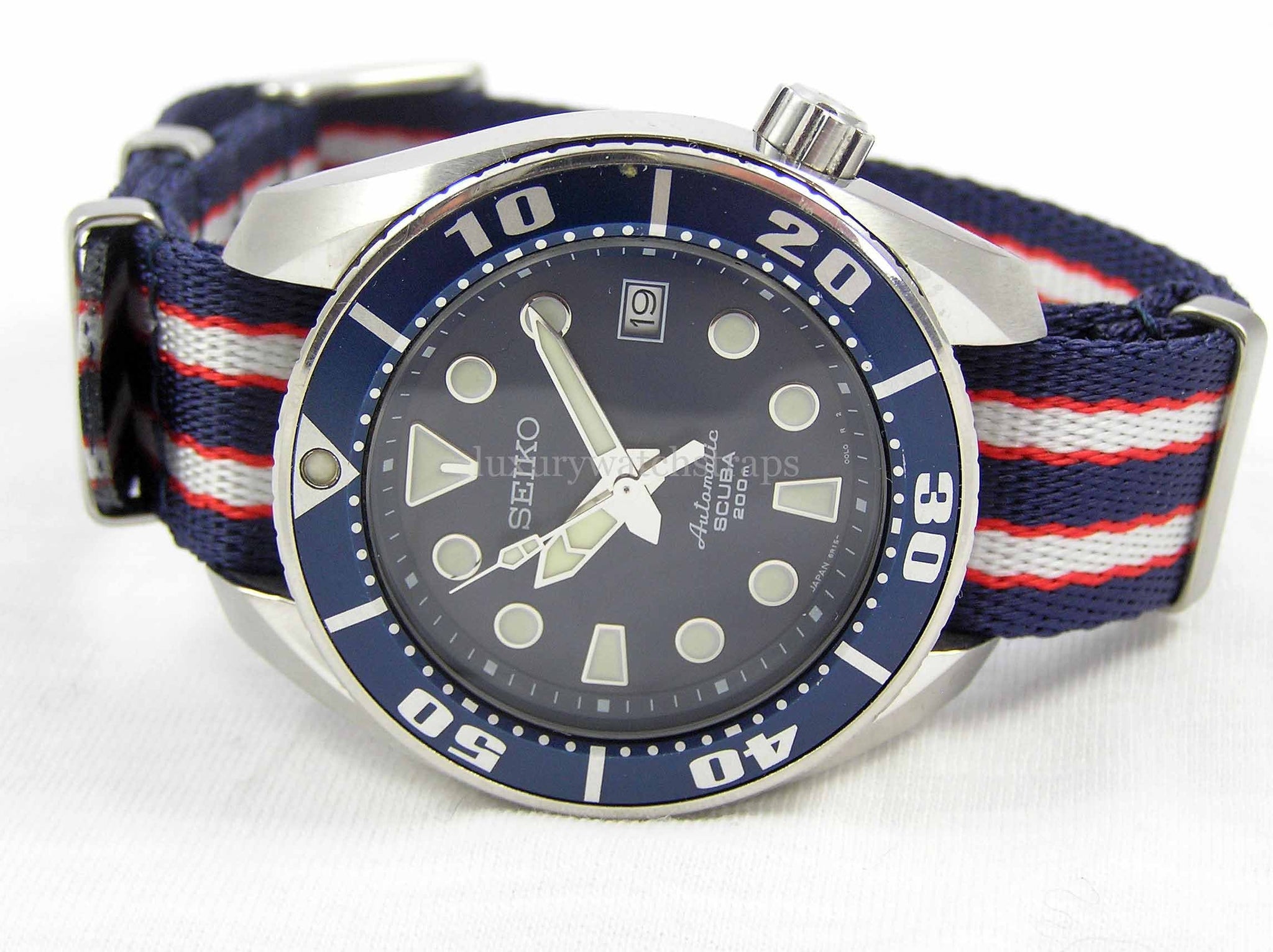 Seiko sumo sales nato strap