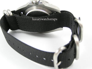 black G10 Zulu NATO watch strap