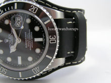 Load image into Gallery viewer, Superb leather bund strap for Rolex Submariner watches 20mm
