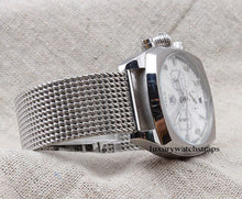 Load image into Gallery viewer, Superior steel Milanese Milanaise mesh bracelet strap for Omega Seamaster Planet Ocean
