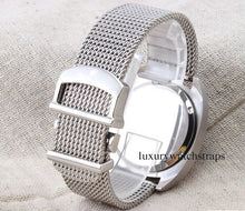 Load image into Gallery viewer, Superior steel Milanese Milanaise mesh bracelet strap for Omega Seamaster Planet Ocean
