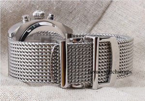 Superior steel Milanese Milanaise mesh bracelet strap for Omega Seamaster Planet Ocean