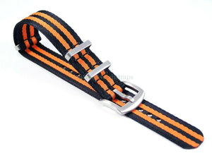 Premium Dense Twill NATO®  strap for Tag Heuer Formula One Aqua-Racer Monaco Carrera 20mm 22mm