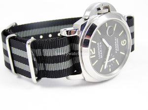 james bond spectre grey and black nylon nato watch strap for panerai