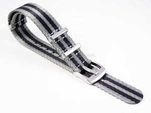 Ultimate Dense Twill™ NATO® strap for Omega Planet Ocean Watch 22mm Reverse Bond