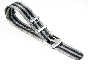 Premium Dense Twill NATO®  strap for Tag Heuer Formula One Aqua-Racer Monaco Carrera 20mm 22mm