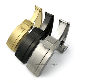 Superb stainless steel glide lock clasp for Rolex Submariner GMT