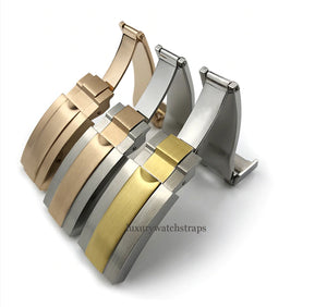 Superb stainless steel glide lock clasp for Rolex Submariner GMT