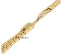 Load image into Gallery viewer, Gold stainless steel watch strap bracelet for Rolex Datejust Models
