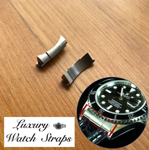 Precision engineered solid 316L stainless steel end links for Rolex Submariner and GMT