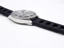 Load image into Gallery viewer, Ultimate high grade silicone black rubber watch strap for 20mm Watches
