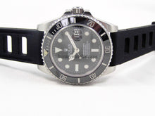 Load image into Gallery viewer, Ultimate high grade silicone black rubber watch strap for Rolex Submariner Watch 20mm
