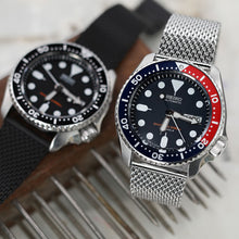 Load image into Gallery viewer, Steel Milanese James Bond No Time to Die mesh bracelet strap for Seiko Watch
