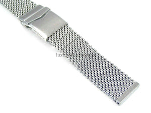 Ultimate Stainless Steel Mesh Watch Band 22mm - fits all 22mm watches. Staib alternative.