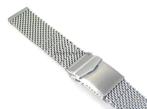 Ultimate Stainless Steel Mesh Watch Band 22mm - fits all 22mm watches. Staib alternative.