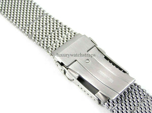 Ultimate Stainless Steel Mesh Watch Band 22mm - fits all 22mm watches. Staib alternative.