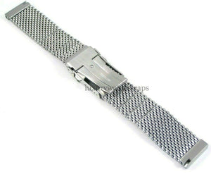 Ultimate Stainless Steel Mesh Watch Band 22mm - fits all 22mm watches. Staib alternative.