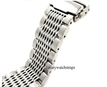 Load image into Gallery viewer, Hybrid mesh stainless steel bracelet strap for Omega watch
