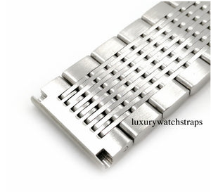Hybrid mesh stainless steel bracelet strap for Omega watch