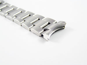 Oyster Strap for Citizen Ecodrive Watches. Solid Stainless Steel Links. Fold Over Clasp. 20mm