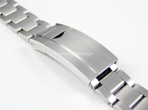 Oyster Strap for Citizen Ecodrive Watches. Solid Stainless Steel Links. Fold Over Clasp. 20mm