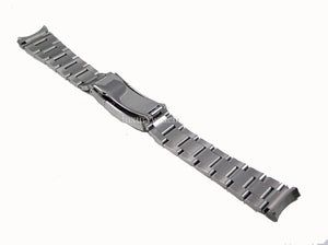 Oyster Strap for Seiko 5 Sports Divers Watches Solid Stainless Steel Links. Fold Over Clasp. 20mm