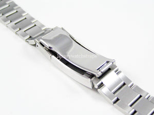 Oyster Strap for Citizen Ecodrive Watches. Solid Stainless Steel Links. Fold Over Clasp. 20mm