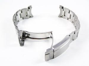 Oyster Strap for Seiko 5 Sports Divers Watches Solid Stainless Steel Links. Fold Over Clasp. 20mm