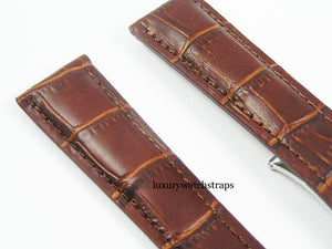 tag heuer leather watch strap 22mm brown
