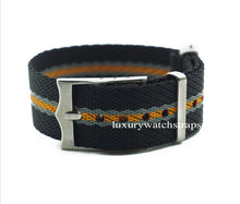 Load image into Gallery viewer, Custom made ultimate refined cross weave™ watch strap for Citizen Ecodrive Watch 22mm

