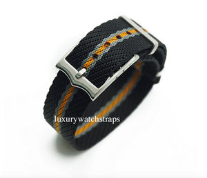 Custom made ultimate refined cross weave™ watch strap for Citizen Ecodrive Watch 22mm