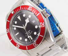 Load image into Gallery viewer, Tudor Black Bay Style Watch. Sterile Dial. Genuine Seiko Japanese NH35 movement.
