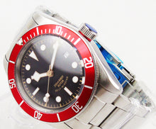 Load image into Gallery viewer, Tudor Black Bay Style Watch. Sterile Dial. Genuine Seiko Japanese NH35 movement.
